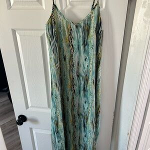 SHEIN Vibrant Striped Maxi Dress